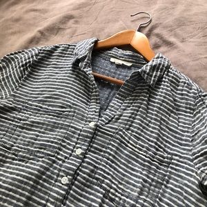 Beach Lunch Lounge soft cotton half button tunic